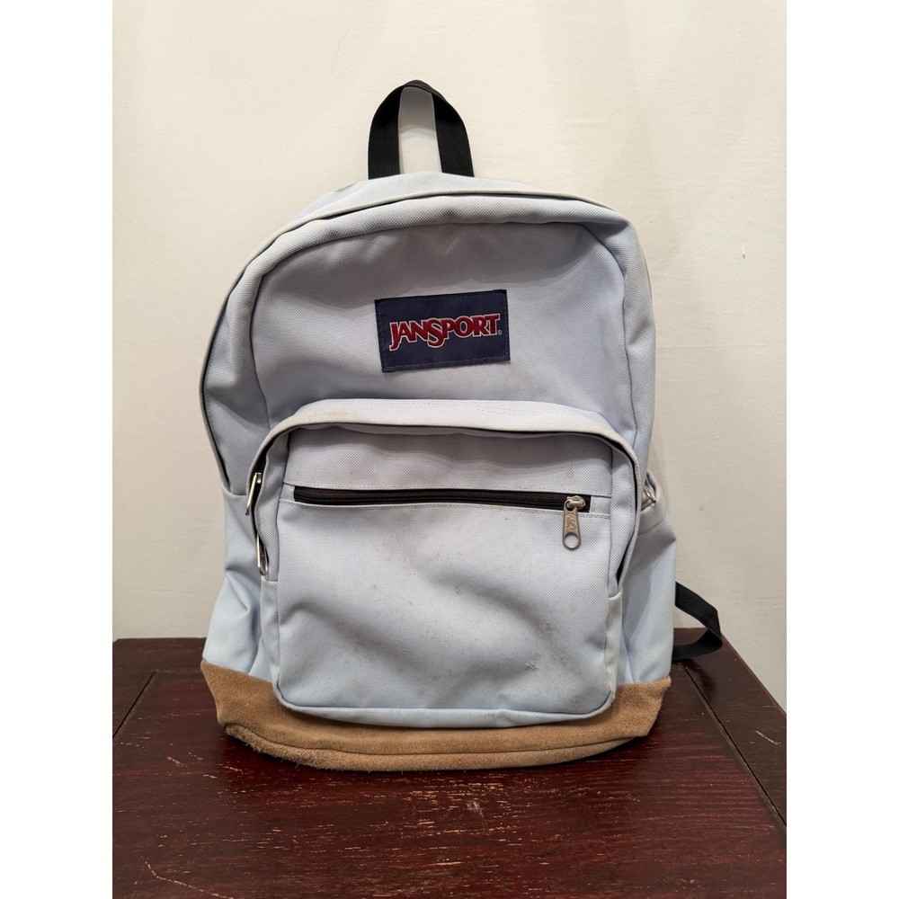 Jansport Backpack Right Pack Suede Bottom Light Blue